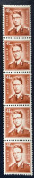 België - Belgique - C18/12 - 1972 - MNH - Michel 1298yII - Rolzegels - Koning Boudewijn - Coil Stamps