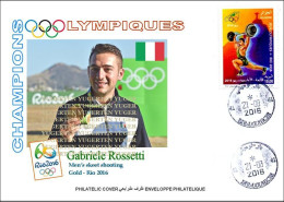 ALGERIJE 2016 - Cover Olympic Games Rio 2016 Shooting Italy Rossetti Tir Italia Olympische Spiele Olímpicos Olympics JO - Waffenschiessen