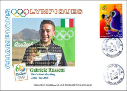 ALGERIJE 2016 - Cover Olympic Games Rio 2016 Shooting Italy Rossetti Tir Italia Olympische Spiele Olímpicos Olympics JO - Shooting (Weapons)