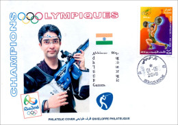 ALGERIJE 2016 - Cover Olympic Games Rio 2016 Shooting India Abhinav Bindra Tir Olympische Spiele Olímpicos Olympics JO - Tir (Armes)