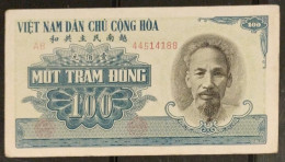 North Vietnam Viet Nam 100 Dong EF Banknote Note 1951 - Pick # 62 / 02 Photos - Viêt-Nam