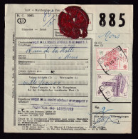 241/37 - Formule De Colis En VALEUR DECLAREE - Timbres Ch.de Fer Gare De LESSINES 1963 Vers MONS - Documents & Fragments