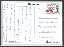 MiNr. 3261, Tag Der Briefmarke, Auf Postkarte Nach Deutschland; B-2160 - Brieven En Documenten