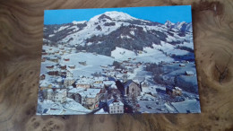 175 /  LE GRAND BORNAND VUE AERIENNE SUR LA STATION EN HIVER - Le Grand Bornand