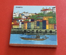 Porto Duoro River Boat Porto City Vew Portugal Souvenir Fridge Magnet - Toerisme