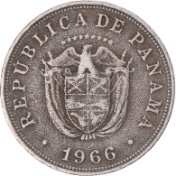 Monnaie, Panama, 5 Centesimos, 1966 - Panama