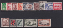 New Zealand, Scott 185-198 (SG 556-569), MLH (no #186A) - Nuovi