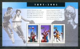 KANADA Block 7, Bl.7 Mnh - Basketball, James Naismith - CANADA - Blocks & Sheetlets