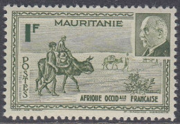 Mauritania 1941 - Marshall Petain: Ox Caravan - Mi 134 ** MNH [1740] - Neufs
