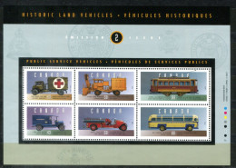 KANADA Block 12, Bl.12 Mnh - Historische Fahrzeuge, Historic Land Vehicles, Vehicules Historiques - CANADA - Hojas Bloque