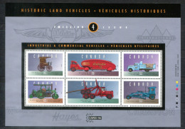 KANADA Block 17, Bl.17 Mnh - Historische Fahrzeuge, Historic Land Vehicles, Véhicules Historiques - CANADA - Blokken & Velletjes