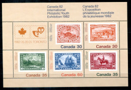 KANADA Block 2, Bl.2 Mnh - Marke Auf Marke, Stamp On Stamp, Timbre Sur Timbre - CANADA - Blokken & Velletjes