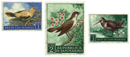 644126 HINGED SAN MARINO 1960 AVES - Used Stamps