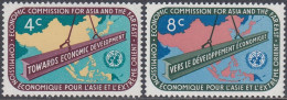 UN New York 1960 - U.N. Economic Commission For Asia And The Far East Or "ECAFE" - Mi 86-87 ** MNH - Unused Stamps