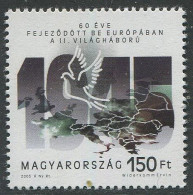 Hungary:Unused Stamp 60 Years From Victory In WW II, 2005, MNH - Unused Stamps