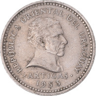 Monnaie, Uruguay, 5 Centesimos, 1953 - Uruguay