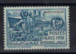 MARTINIQUE             N°  YVERT 132 NEUF AVEC CHARNIERES    ( CHARN  03/08 ) - Neufs