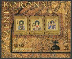 Hungary:Unused Block Enamel Pictures On Crown, 2007, MNH - Ungebraucht