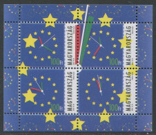 Hungary:Unused Sheet New European Union Members, 2004, MNH - Nuovi