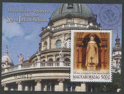 Hungary:Unused Block 100 Years Saint Stephen Basilica, 2005, MNH - Nuevos