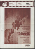 The Goonies - A4 Smalfilm Studio Promotional Poster / Affiche With Synopsis - Affiches & Posters