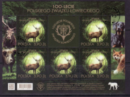 POLAND 2023  100th Anniversary Of The Polish Hunting Association MS USED - Gebruikt