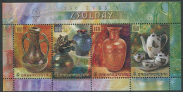 Hungary:Unused Block 150 Years Ceramic Factory, Porcellan, 2004, MNH - Unused Stamps