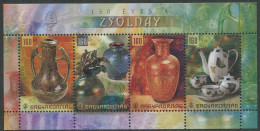 Hungary:Unused Block 150 Years Ceramic Factory, Porcellan, 2004, MNH - Ongebruikt