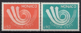 MONACO 1073-1074,unused - 1973