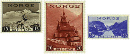 348223 HINGED NORUEGA 1938 TURISMO - Brieven En Documenten