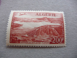 TIMBRE  ALGÉRIE   POSTE  AERIENNE  N  14      COTE  8,00  EUROS    NEUF  TRACE  CHARNIERE - Luftpost
