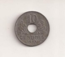 France 10 Centimes 1943 Cent Cents Centimes V1 - Other & Unclassified