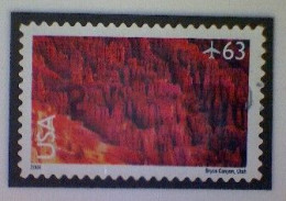 United States, Scott #C139, Used(o), 2006, Bryce Canyon, 63¢, Multicolored In Reds - 3a. 1961-… Used