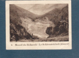 Chromo Massif Du Hohneck Le Schiessrotried ALSACE 60 X 45 Mm TB Pub: Chocolat Julien Damoy Papier épais   2 Scans - Other & Unclassified