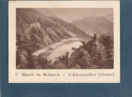 Chromo Massif Du Hohneck L'Altenweiher ALSACE 60 X 45 Mm  Pub: Chocolat Julien Damoy Papier épais   2 Scans - Autres & Non Classés