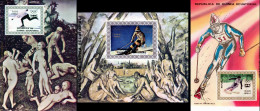 Guinea Equat. 1976, Olympic Games In Innsbruk, Nude Painting, 3BF IMPERFORATED - Hiver 1976: Innsbruck