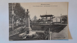 CPA - 88 - GRANGES - Place Etienne Seitz - Le Monument Et Le Kiosque - Granges Sur Vologne