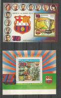 GUINEA ECUATORIAL BARCELONA  FUTBOL CLUB 75 ANIVERSARIO FOOTBALL - Clubs Mythiques