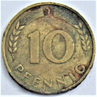 Pièce De Monnaie 10 Pfennig 1949 J - 10 Pfennig