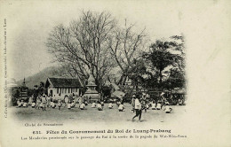 LAOS, Indochine, Luang-Prabang, Fêtes Du Couronnement Du Roi - Laos