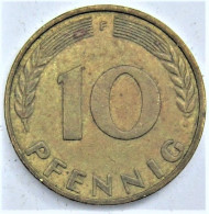 Pièce De Monnaie 10 Pfennig 1950 F - 10 Pfennig