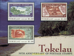 90308 MNH TOKELAU 1998 50 ANIVERSARIO DE LOS PRIMEROS SELLOS - Tokelau