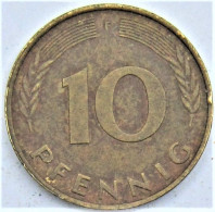 Pièce De Monnaie 10 Pfennig 1977 F - 10 Pfennig