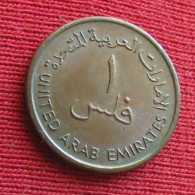 United Arab Emirates 1 Fils 1973 KM# 1 Fao Lt 24 *VT  UAE Emirados Emiratos Emirats Unis Árabes - United Arab Emirates