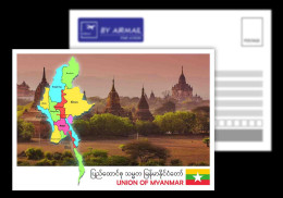 Myanmar / Burma / Postcard / View Card / Map Card - Myanmar (Burma)