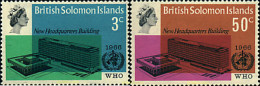 45310 MNH SALOMON 1966 INAUGURACION DE LA SEDE DE LA OMS DE GINEBRA - Iles Salomon (...-1978)