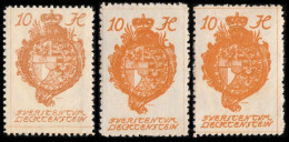 LIECHTENSTEIN - 1920 - Mi.39 - 10Kr Ocher - Mint* (ref.887n) - Nuevos