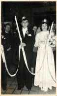 Romania Social History Wedding Souvenir Photo Marriage - Noces