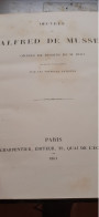 Oeuvres De ALFRED DE MUSSET Charpentier 1867 - Französische Autoren