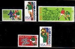 REPUBLIC OF SOUTH AFRICA, 1995, MNH Stamp(s) Rugby/champions,   Nr(s.) 956-958, 960-961 - Ungebraucht